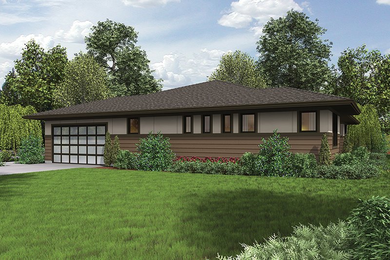 Home Plan - Exterior - Other Elevation for Contemporary House Plan #48-917 - 3 bed, 2 bath