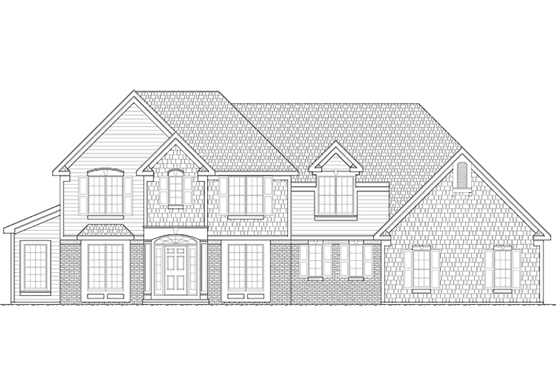 House Blueprint - Craftsman Exterior - Front Elevation Plan #328-444