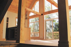 Interior - Family Room for Cottage House Plan #23-670 - 3 bed, 2 bath