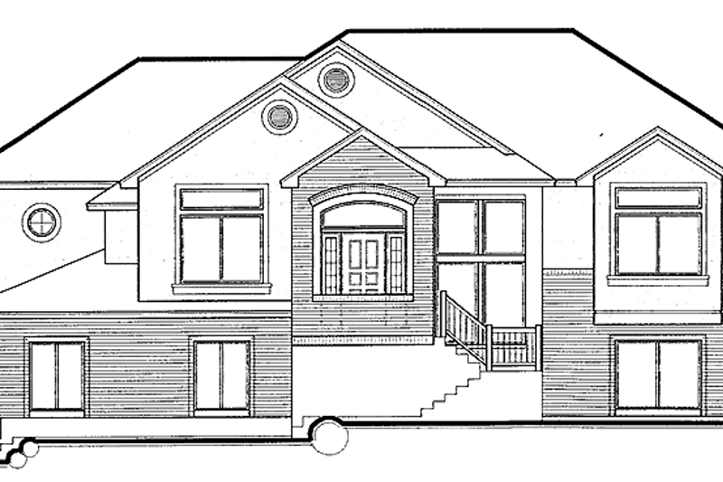 Architectural House Design - Traditional Exterior - Front Elevation Plan #308-273