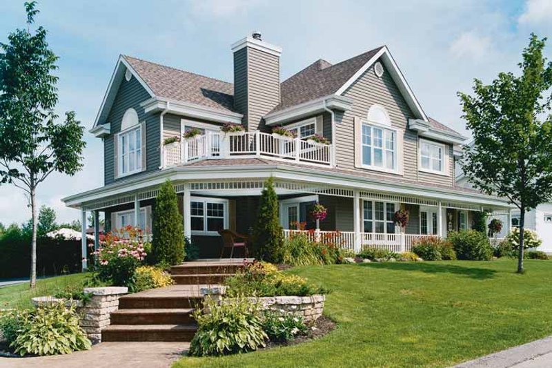 Dream House Plan - Country Exterior - Front Elevation Plan #23-2417