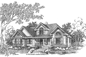 Traditional Exterior - Front Elevation Plan #929-232