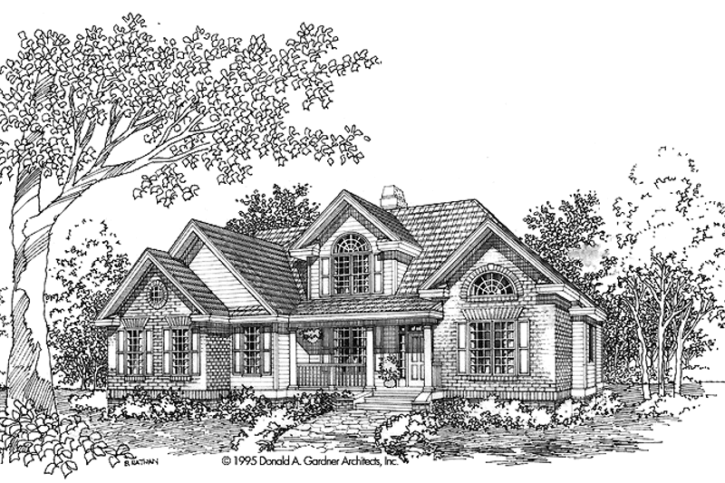 Dream House Plan - Traditional Exterior - Front Elevation Plan #929-232