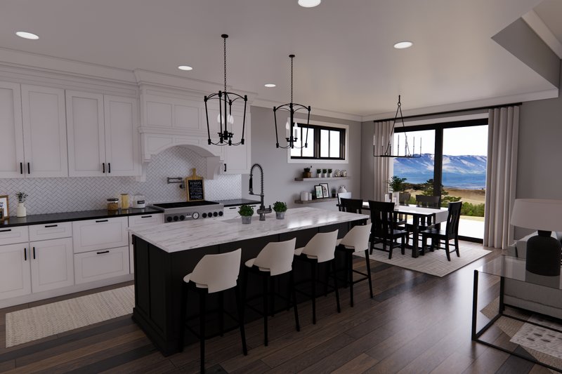 Home Plan - Interior - Kitchen for Farmhouse House Plan #51-1324 - 4 bed, 3 bath