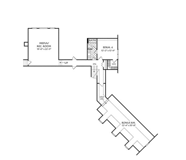 Dream House Plan - Traditional Floor Plan - Upper Floor Plan #927-958