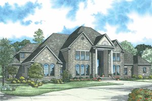 Traditional Exterior - Front Elevation Plan #17-2784