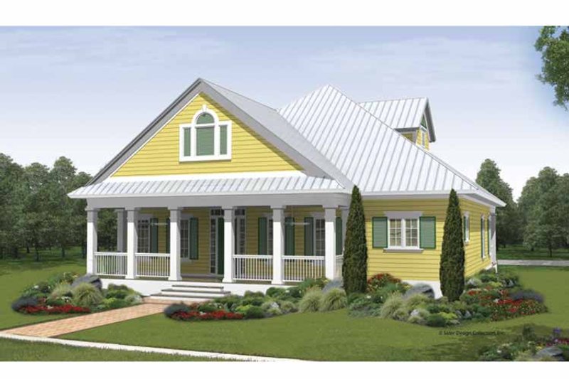 Home Plan - Exterior - Front Elevation 3 for Traditional House Plan #930-405 - 3 bed, 3.5 bath