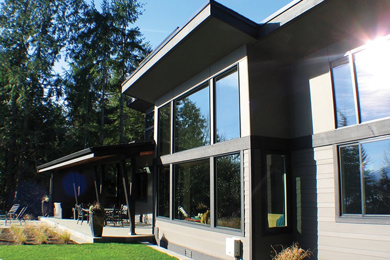 Dream House Plan - Exterior - Rear Elevation 2 for Contemporary House Plan #132-563 - 3 bed, 3 bath