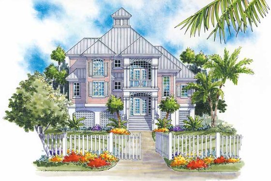 Exterior - Front Elevation 3 for Traditional House Plan #930-121 - 3 bed, 2 bath