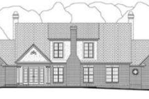 Exterior - Rear Elevation for Southern House Plan #406-106 - 5 bed, 4.5 bath