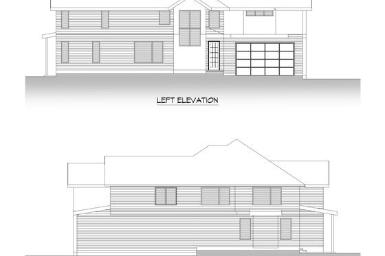 Exterior - Other Elevation 5 for Modern House Plan #1066-203 - 4 bed, 3.5 bath