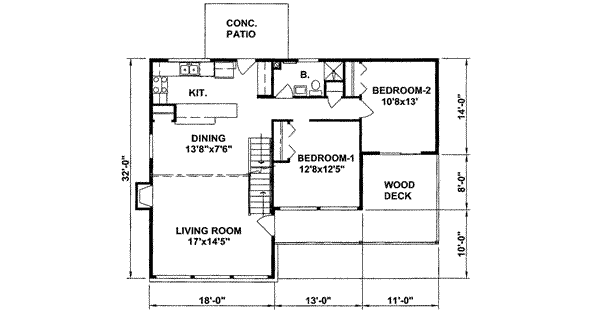 Floor Plan - Main Floor Plan #116-224