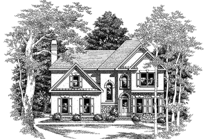 Exterior - Front Elevation 3 for Mediterranean House Plan #927-228 - 3 bed, 2.5 bath