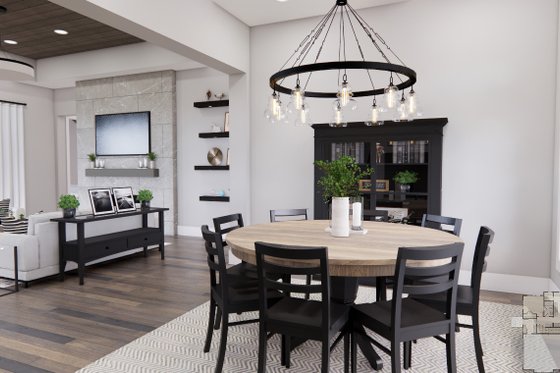 Interior - Dining Room for Farmhouse House Plan #51-1223 - 3 bed, 3 bath