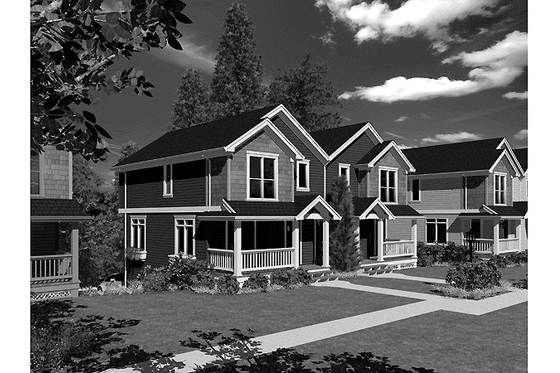 Exterior - Front Elevation 3 for Country House Plan #48-825 - 6 bed, 4 bath