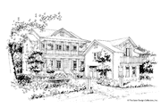 Country Style House Plan - 4 Beds 4.5 Baths 3348 Sq/Ft Plan #930-87 
