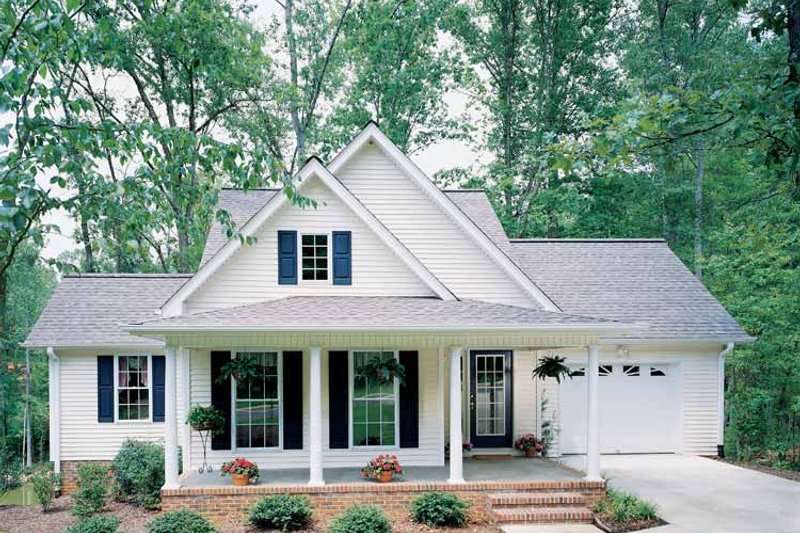 Architectural House Design - Country Exterior - Front Elevation Plan #929-254