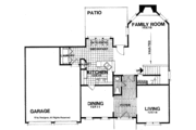 Colonial Style House Plan - 3 Beds 2.5 Baths 2169 Sq/Ft Plan #56-672 