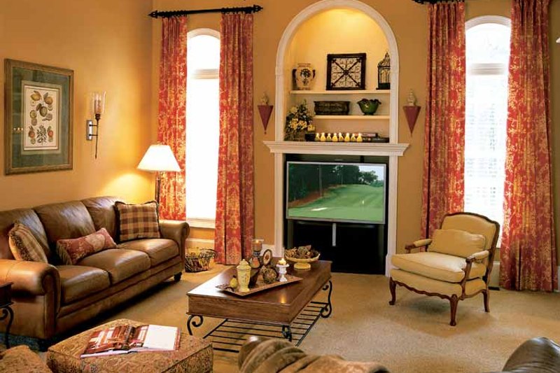 House Blueprint - Interior - Family Room for Country House Plan #927-781 - 3 bed, 2.5 bath