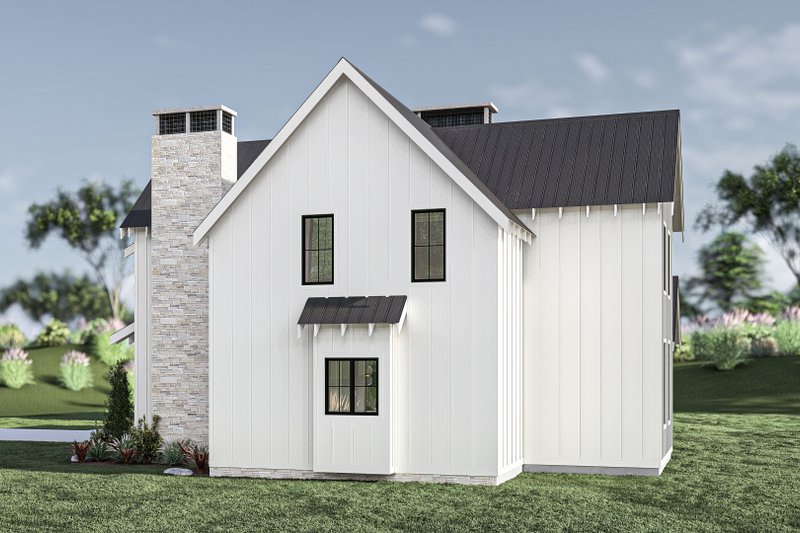 Home Plan - Exterior - Other Elevation 1 for Farmhouse House Plan #455-207 - 4 bed, 3.5 bath
