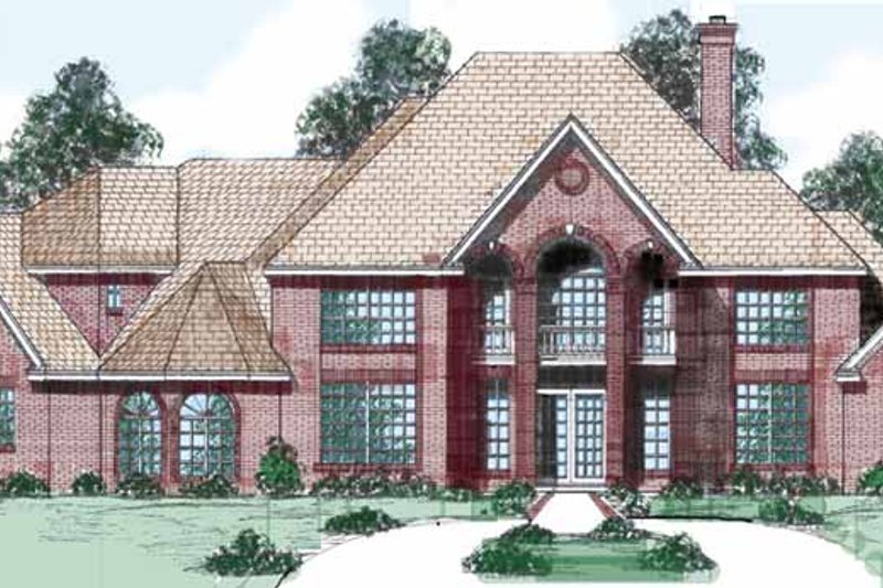 Home Plan - European Exterior - Front Elevation Plan #52-247