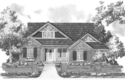 Country Style House Plan - 3 Beds 2 Baths 1487 Sq/Ft Plan #930-235 Exterior 