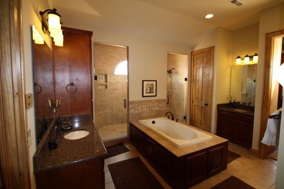 Interior - Master Bathroom for Ranch House Plan #54-481 - 4 bed, 3.5 bath