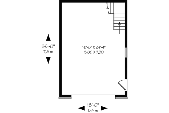 Floor Plan - Main Floor House Plan #23-2473, 0 bath
