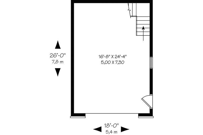 House Design - Floor Plan - Main Floor House Plan #23-2473, 0 bath