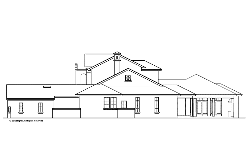 Home Plan - Floor Plan - Other Floor for Mediterranean House Plan #1019-14 - 5 bed, 6.5 bath