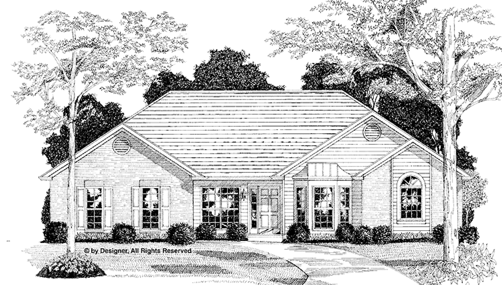 Ranch Style House Plan 3 Beds 2 Baths 2022 Sq Ft Plan 56 654 Builderhouseplans Com Design Ranch 2022