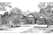 Contemporary Style House Plan - 4 Beds 4.5 Baths 4300 Sq/Ft Plan #17-2687 