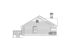 Exterior - Other Elevation 1 for Traditional House Plan #57-157 - 3 bed, 2 bath