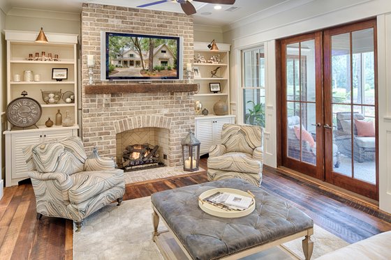 Interior - Family Room 4 for Country House Plan #928-13 - 3 bed, 3.5 bath