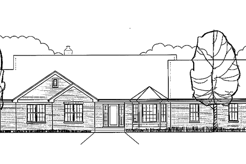 Dream House Plan - Prairie Exterior - Front Elevation Plan #978-26