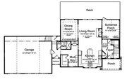 Traditional Style House Plan - 3 Beds 4 Baths 2135 Sq/Ft Plan #46-919 