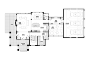 Craftsman Style House Plan - 4 Beds 4.5 Baths 4688 Sq/Ft Plan #928-277 