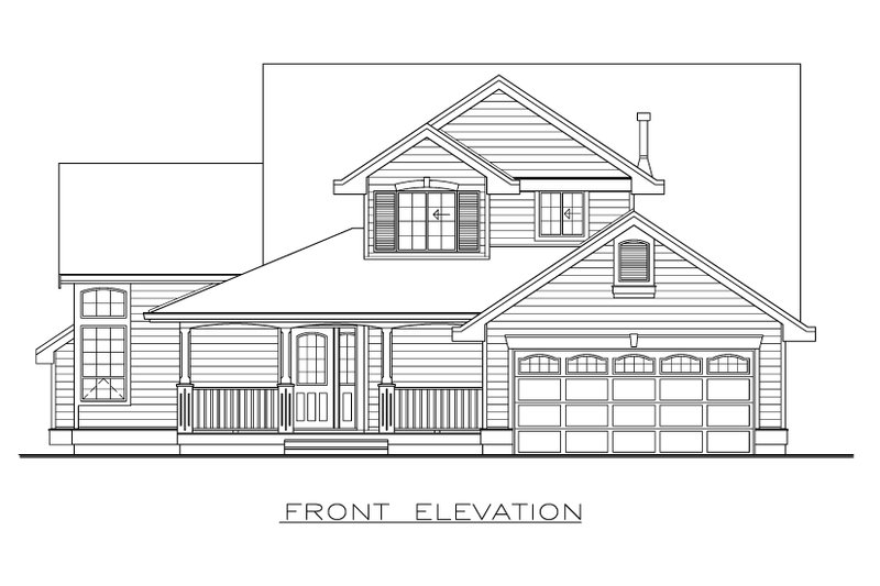 Dream House Plan - Exterior - Front Elevation 4 for Craftsman House Plan #1100-155 - 4 bed, 2.5 bath