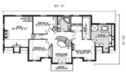 European Style House Plan - 3 Beds 2.5 Baths 4301 Sq/Ft Plan #138-232 