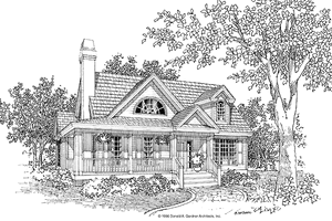 Country Exterior - Front Elevation Plan #929-245