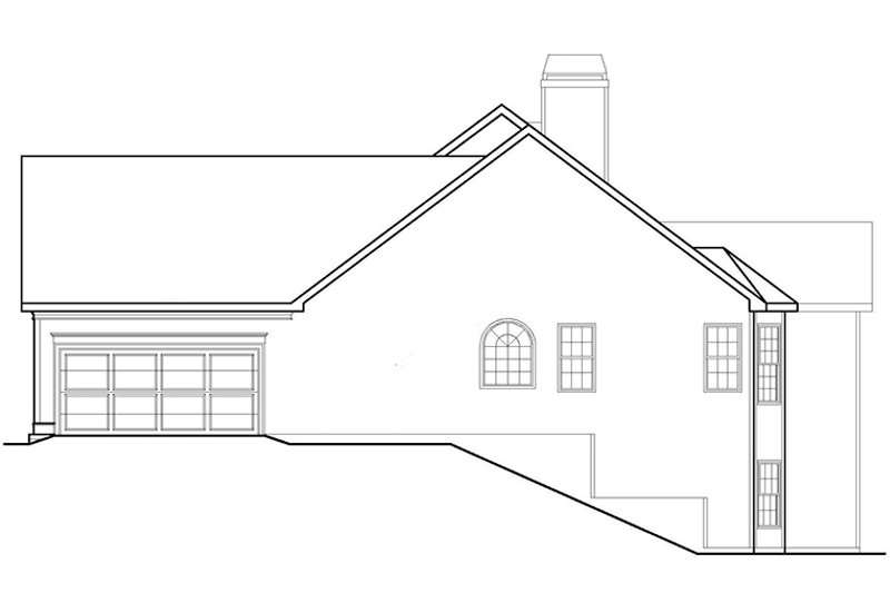 House Blueprint - Exterior - Other Elevation for Country House Plan #927-922 - 4 bed, 3 bath