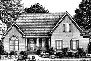 Traditional Exterior - Front Elevation Plan #34-214