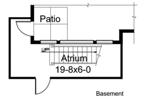 Floor Plan - Lower Floor for Traditional House Plan #57-201 - 4 bed, 2.5 bath