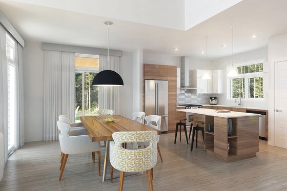 Interior - Kitchen for Modern House Plan #23-2308 - 4 bed, 2 bath