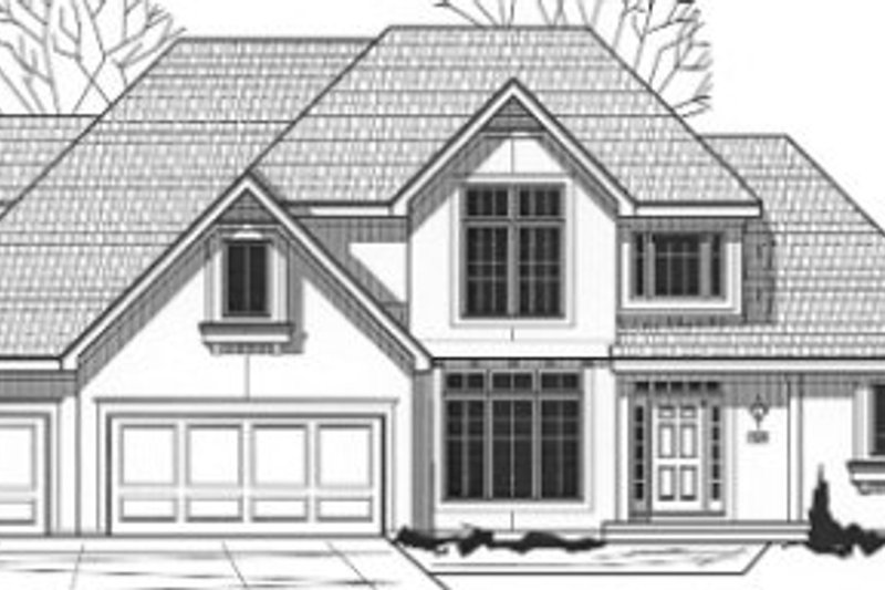 Traditional Style House Plan - 4 Beds 3.5 Baths 2932 Sq/Ft Plan #67-760