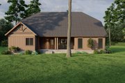 European Style House Plan - 3 Beds 2 Baths 2099 Sq/Ft Plan #17-2257 