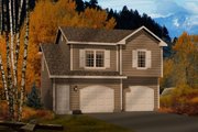 Traditional Style House Plan - 1 Beds 1 Baths 868 Sq/Ft Plan #22-456 