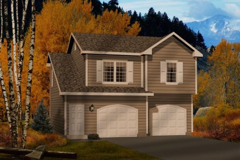 Home Plan - Traditional Exterior - Front Elevation Plan #22-456