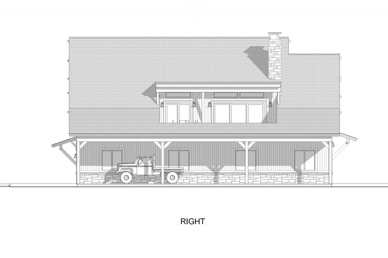 Dream House Plan - Exterior - Other Elevation 11 for Country House Plan #1069-32 - 4 bed, 3 bath