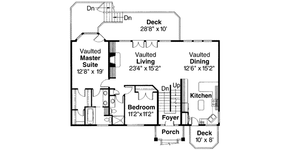 House Plan Design - Floor Plan - Upper Floor Plan #124-328